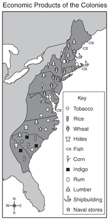 Economic products of the colonies