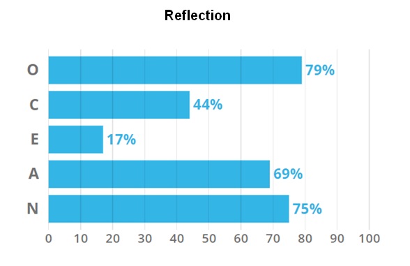 Big Five Personality Traits Results.