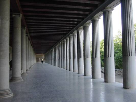 The restored Stoa of Attalos
