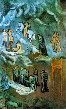 Evocation, burial Casagemas