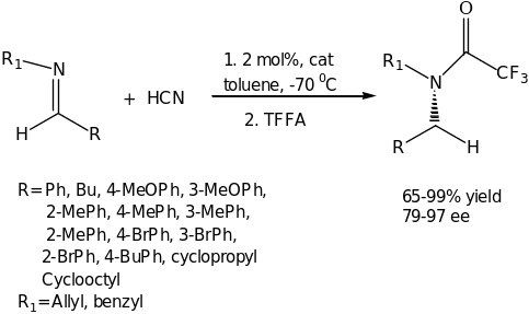 Novel Organocatalysts for the Asymmetric Strecker Reaction