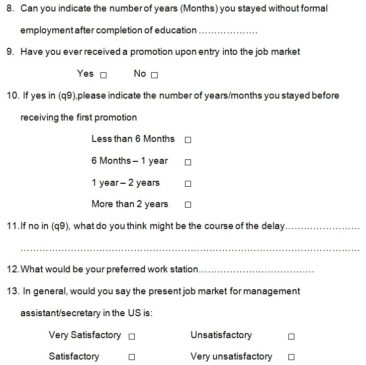 Knowledge on the Field of Management Assistant