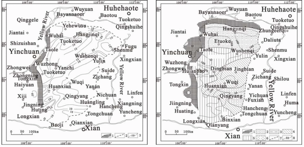 Distribution characteristics of Oil shale