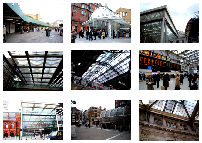 Some of the considered station that were visited