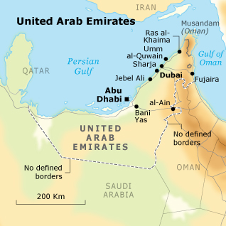 State Borders UAE