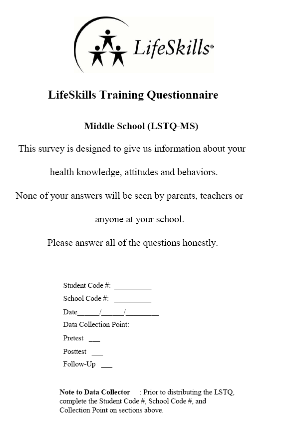 Cornell University LST Middle School Survey