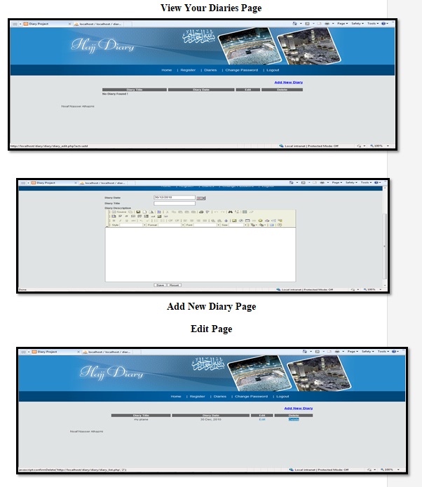 Implementation Of Website Using HTML And PHP