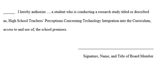 High School Teachers’ Perceptions Concerning Technology Integration into the Curriculum