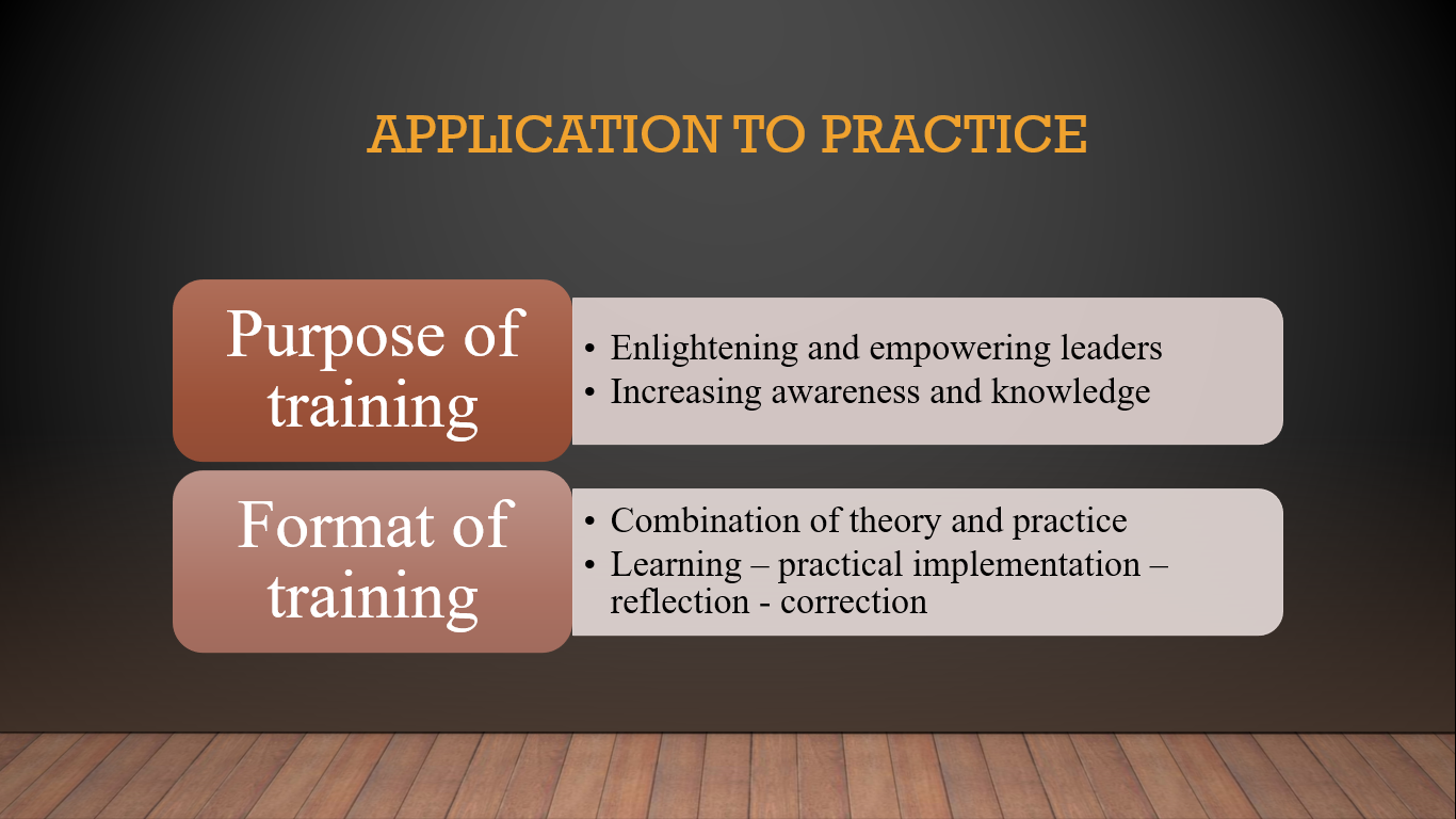 Application to practice